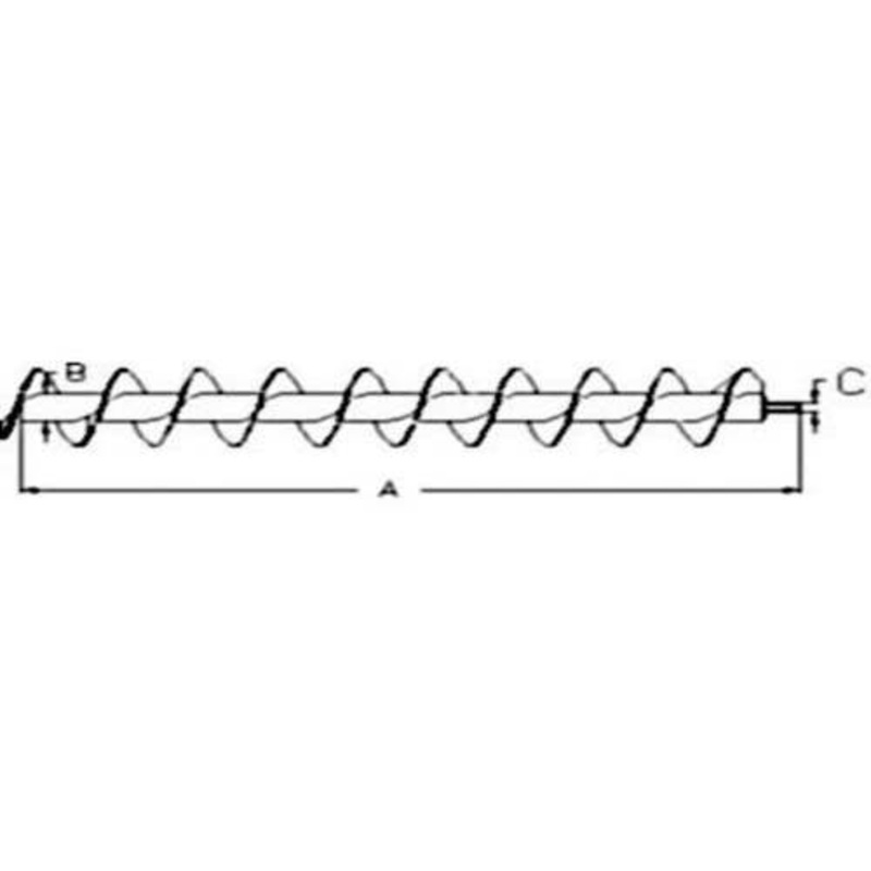 Horizontal Unloading Auger Outer Section 18.5' fits John Deere S550 S650 S660 9560 9560 STS 9560 WTS 9570 STS 9660 CTS AH173593