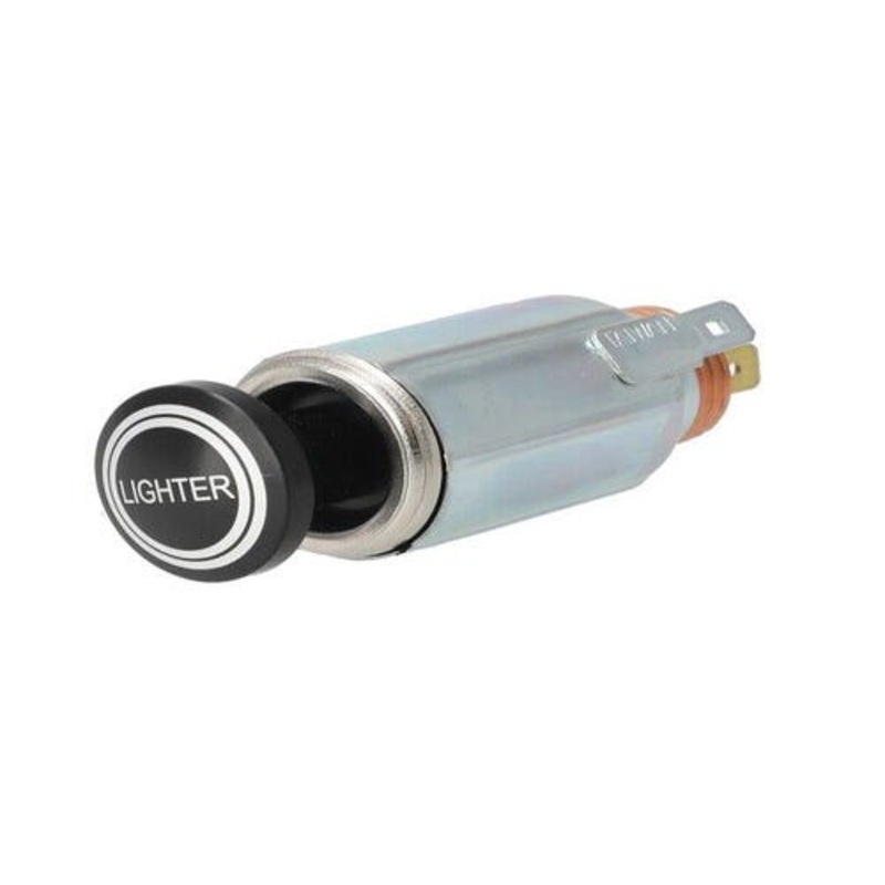 Cigarette Lighter - 12 Volt fits John Deere 3020 4020 4050 4230 AR60937 fits Case A24134 fits International 367904R91 fits Massey Ferguson 765433M91