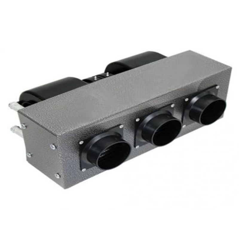 Auxiliary Heater High Output 3 Ducts 16" x 6-1/2" x 9" 30,000 BTU 12V