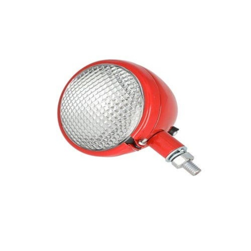 Headlight Assembly - 12V Red Tear Drop Style fits International A B C Cub H HV I4 M MD O4 O6 Super A Super C Super H Super M Super W6 W4 W6 W9 53522DA
