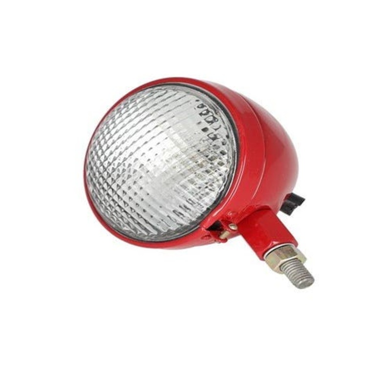 Headlight Assembly - 6V Tear Drop Style Red fits International A B C Cub H I4 M O4 O6 Super A Super C Super H Super M Super W4 Super W6 W4 W6 45640DB