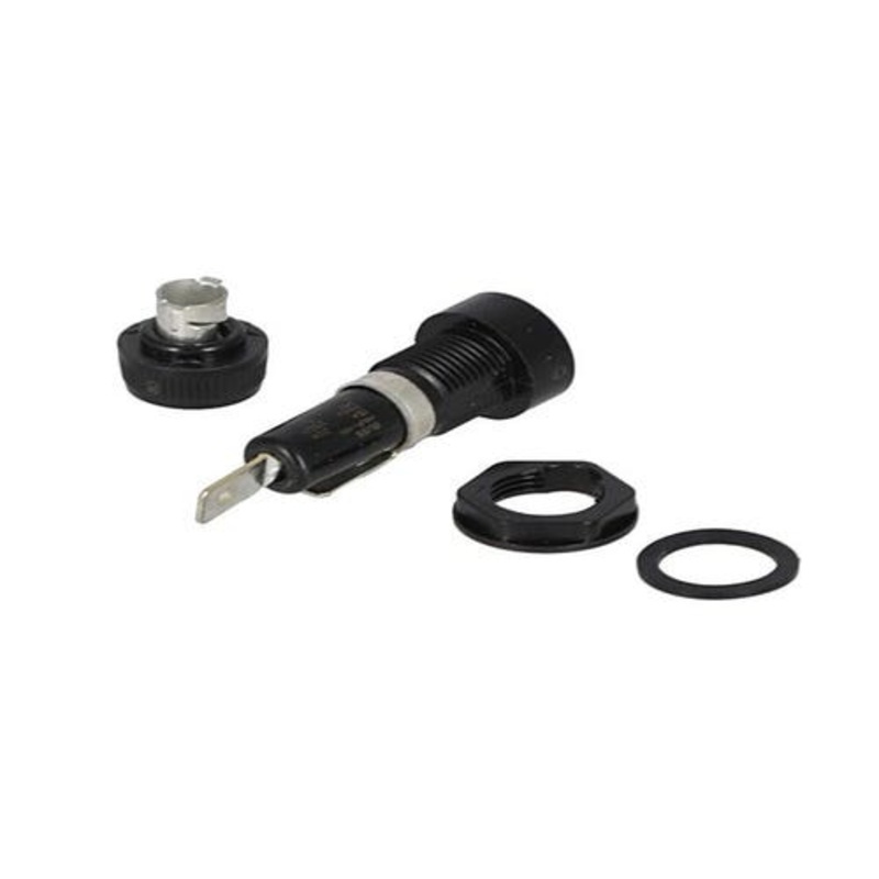 Fuse Holder - Threaded Mount fits Case A22874 578489 fits International 376852R91 fits Massey Ferguson 135 150 165 175 255 522462M91 fits Case IH
