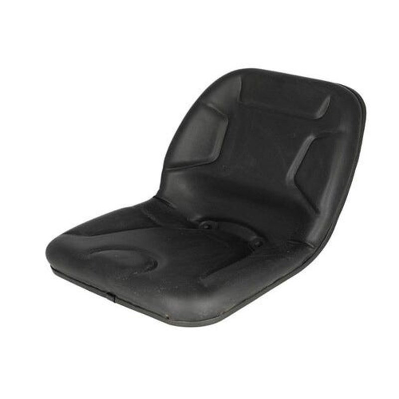Seat High Back Vinyl Black fits Massey Ferguson fits Kubota fits Yanmar fits Hesston fits White fits Mitsubishi fits Mahindra fits Rhino fits Satoh