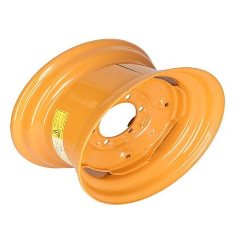 8.25" x 16.5" 6 Bolt Rim - Yellow fits Case 40XT 60XT 70XT 1500 1700 1830 1835 1835B 1840 410 420 430 440 1530B T40839 D136529 408856A3