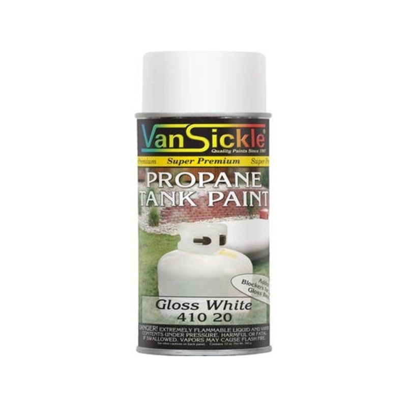 Propane Tank - Gloss White Aerosol fits Paint Propane Tank