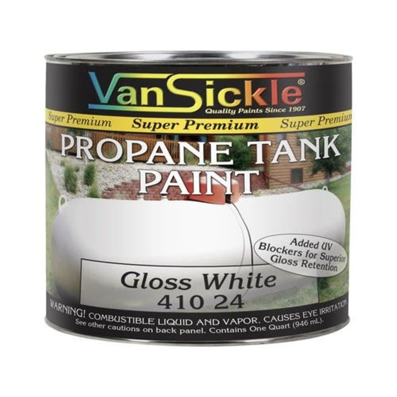 Propane Tank - Gloss White Quart fits Paint Propane Tank