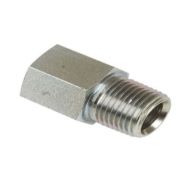 Brennan 6404-08-06 Hydraulic Adapter Solid Straight 3/4" Female ORB to 3/8" Male NPT fits Farm-Oyl BR330240 fits Weatherhead BRC3239X8X6