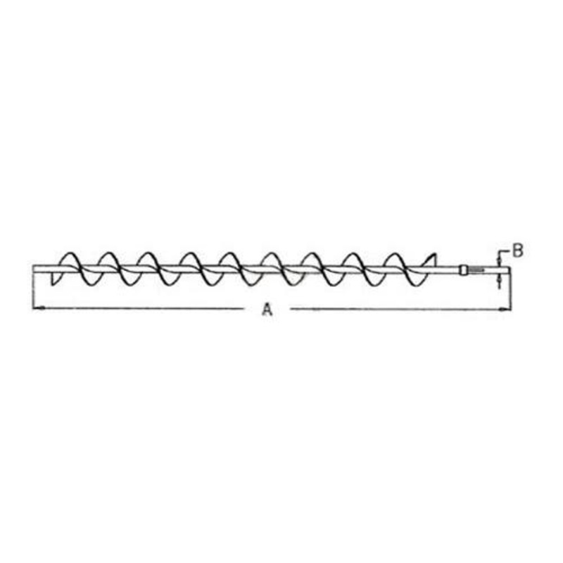 Tailings Auger fits International 1420 1440 1460 1470 fits Case IH 1640 1644 1660 1666 1670 191734C1