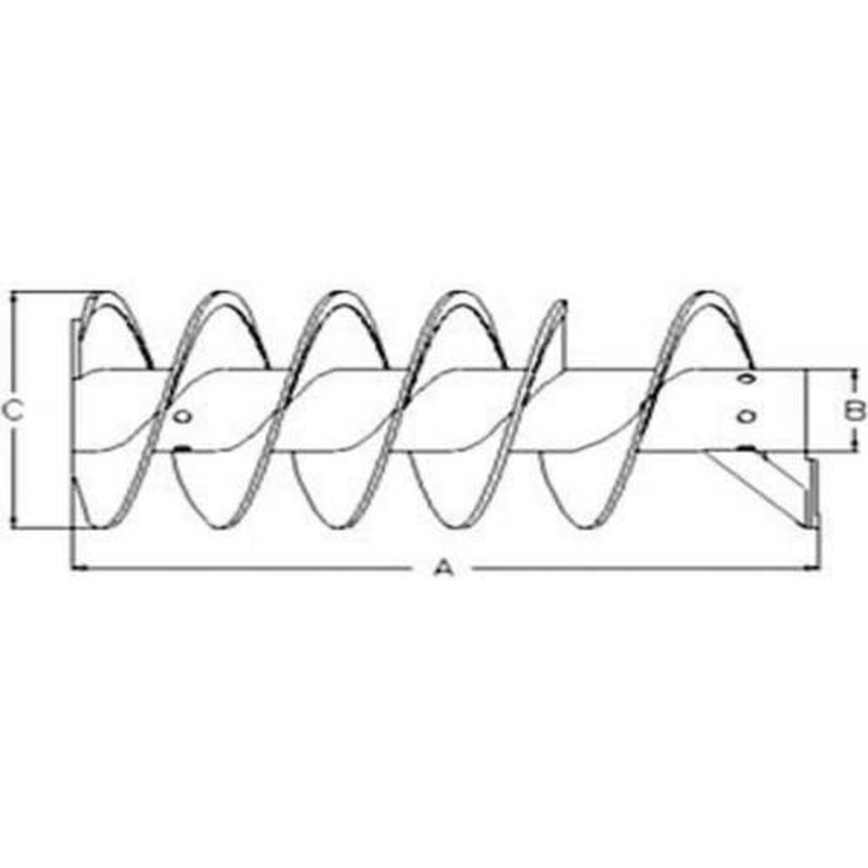 Vertical Unloading Auger Double Flighting fits John Deere S560 9560 STS 9570 STS 9650 STS 9660 STS 9670 STS 9750 STS 9880 STS 9470 9560 AH146840