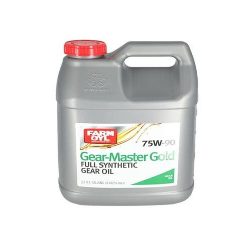 Farm Oyl Gear-Master Gold Gear Oil 75W-90 2.5 Gallons fits Fluids/Chemicals/Oil/Additives Gear Oil