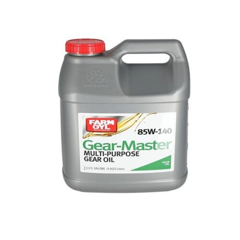 Farm Oyl Gear-Master Multi-Purpose Gear Oil 85W-140 2.5 Gallons fits Fluids/Chemicals/Oil/Additives Gear Oil