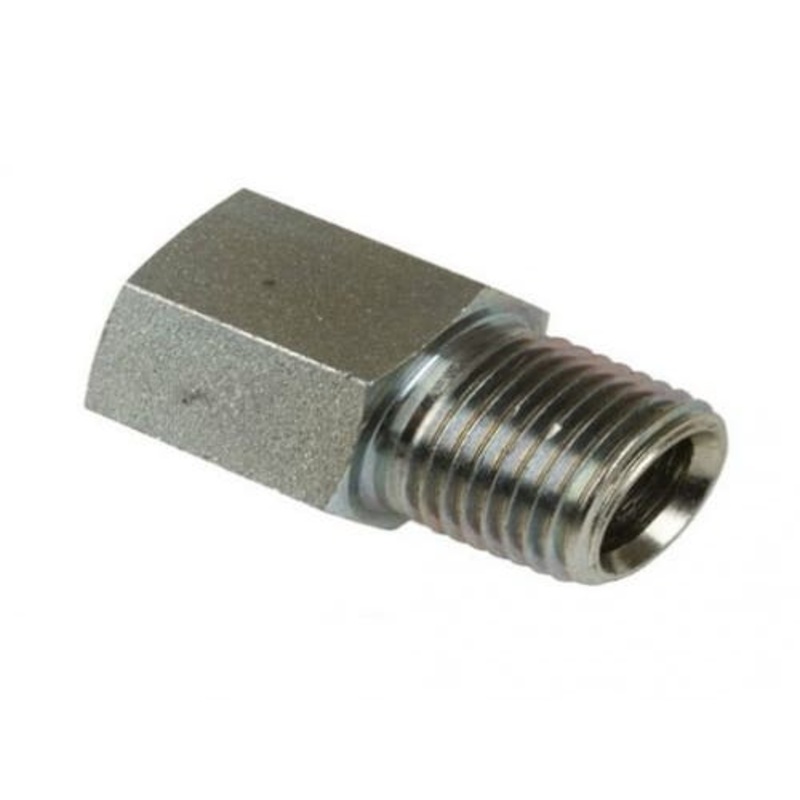 Brennan 6404-10-08 Hydraulic Adapter Solid Straight 7/8" Female ORB to 1/2" Male NPT fits Case BR461183R1      fits Farm-Oyl BR330270