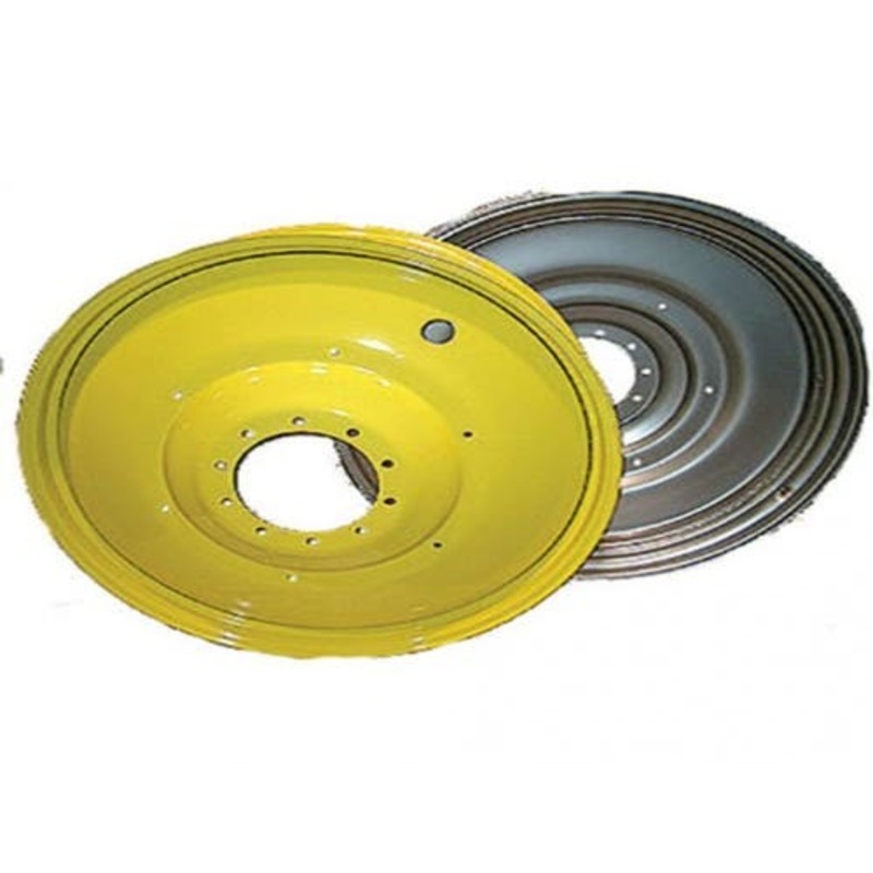 Dual Rear Rim - 16" x 38",10 Bolt Yellow