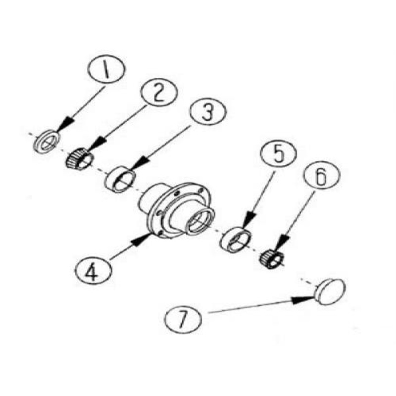Front Wheel Hub Seal A-7212 H6606/6182 CTD