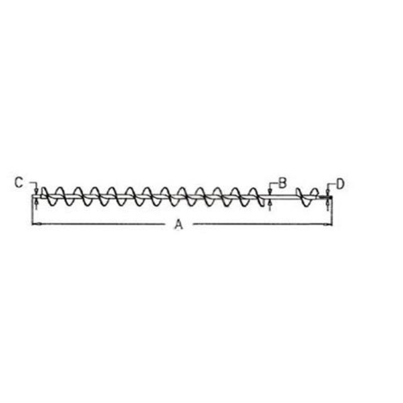 Grain Tank Auger Lower fits International 192784C1 fits Case IH 1640 1644 1660 1666 1670 1680 1688 2144 2166 2188 2344 2366 2388 2577 2588 390556A1