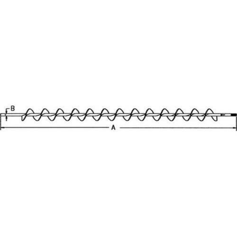 Lower Tailings Auger fits John Deere 7700 7701 AH76092