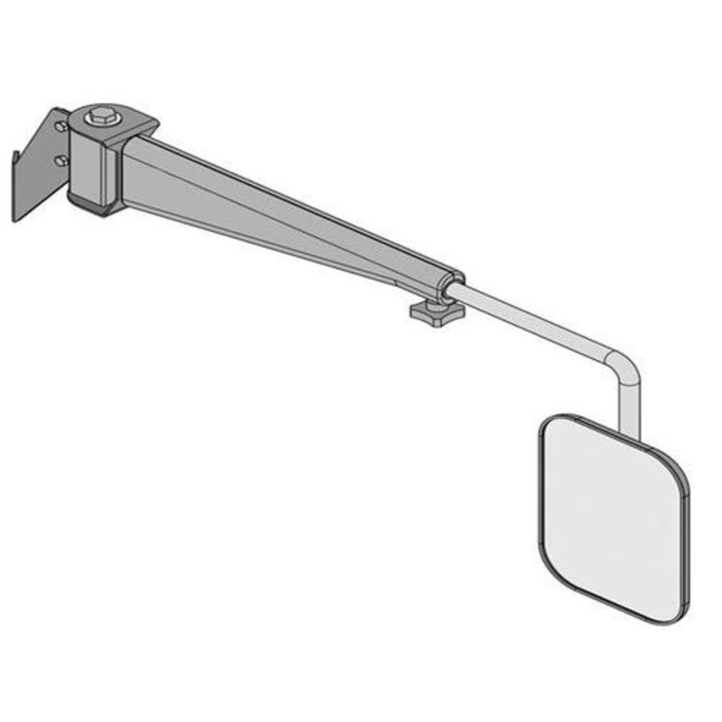 Mirror Assembly with Extendable Arm - Right Hand fits John Deere 9100 9120 9200 9220 9300 9320 9400 9420 9520 9620 9300 RE276347