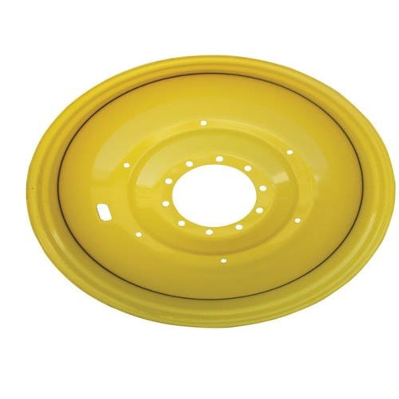 Dual Rear Wheel Rim - 16" x 46" 10 Bolt Yellow