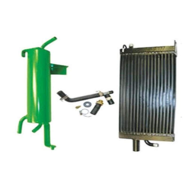 Oil Cooler with Reservoir Conversion Kit - Hydraulic fits John Deere 3010 3020 4010 4020 AR44283 AR50592 AR53119