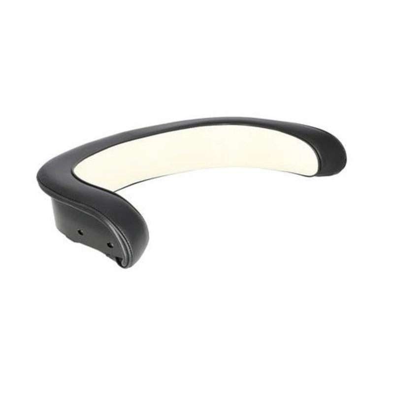 Lower Backrest - Vinyl Black/White fits International Hydro 100 544 656 666 686 706 756 766 806 826 856 966 1066 1206 1256 1456 1466 1468 1566 1568