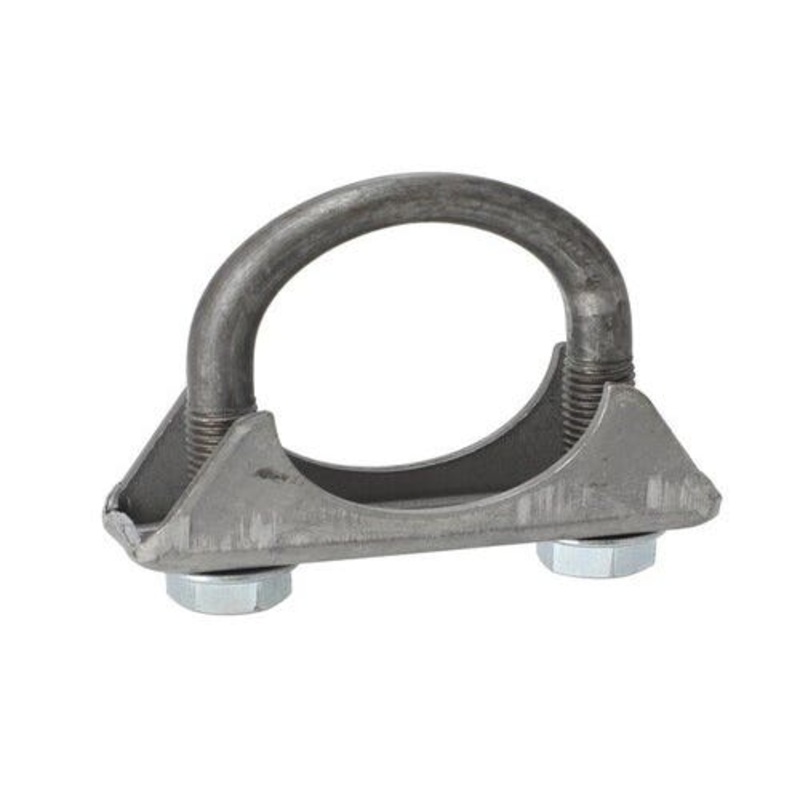 Muffler Clamp - 1-1/2" 2 Bolt Heavy Duty fits Massey Ferguson TO30 TO35 50 135 79023401 fits Massey Harris A26534 fits AGCO 79023401V