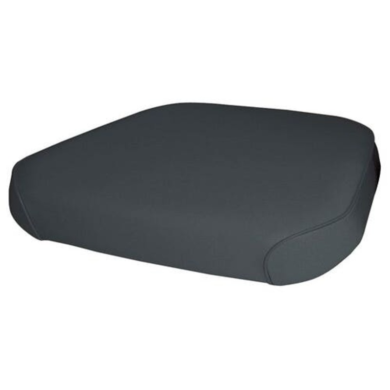 Seat Cushion - Steel Backed Vinyl Black Amercan Style Seat fits John Deere 1020 2020 2030 2350 2550 2750 2940 2950 1640 3140 2040 2440 2640 AL36324
