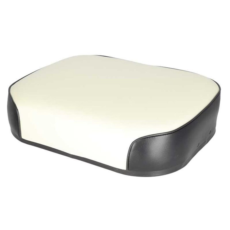 Seat Cushion - Vinyl White/Black fits International Hydro 100 544 656 666 686 706 756 766 806 826 856 966 1066 1206 1256 1456 1466 1468 1566 1568