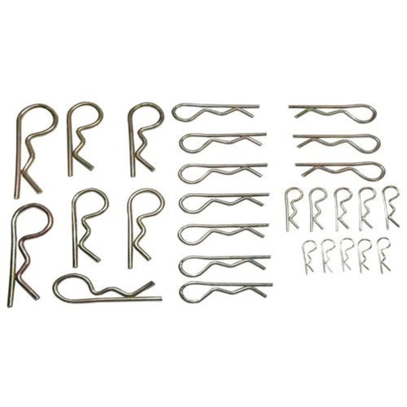 Hitch Pin Clips 27 Piece Assortment 5 Sizes