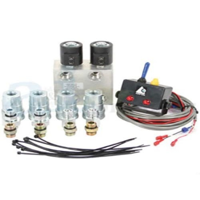 Hydraulic Multiplier 2 Circuit with Switchbox JD Couplers 12 VDC