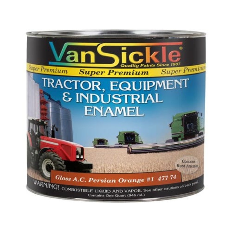 Allis Chalmers Persian Orange Tractor Quart fits Paint Allis Chalmers