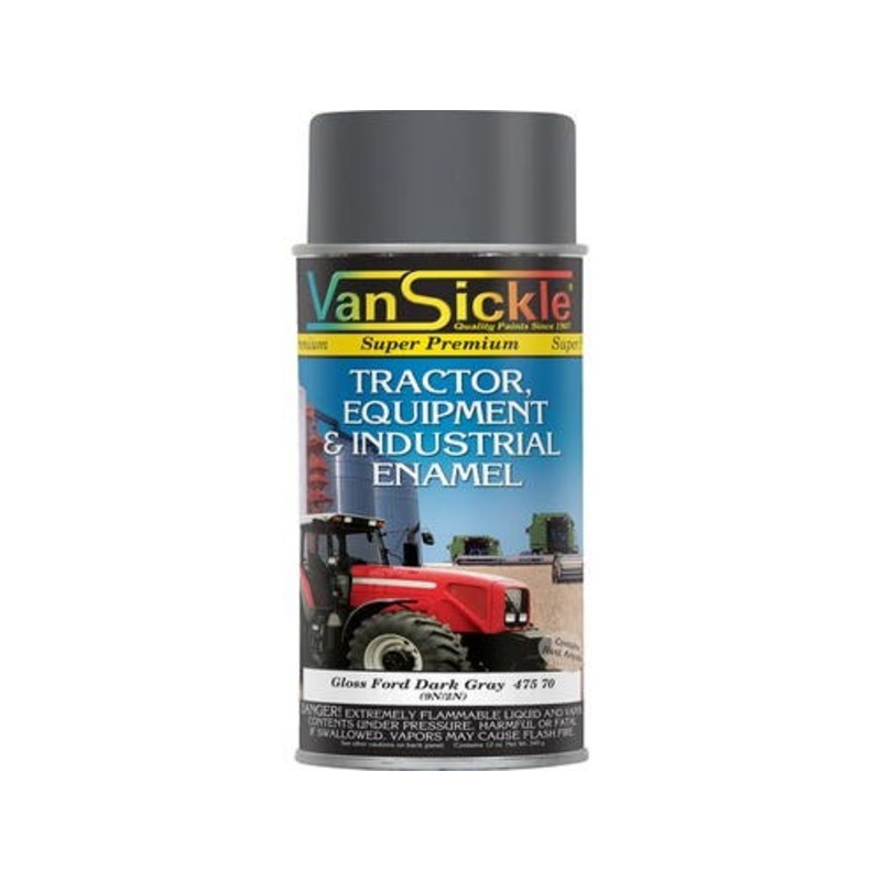 Ford Dark Gray Tractor Aerosol fits Paint Ford