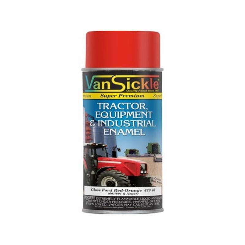 Ford Red / Orange Tractor Aerosol fits Paint Ford