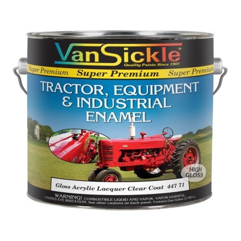 Gloss Acrylic Lacquer Clear Coat Tractor Gallon fits Paint Primer / Additives