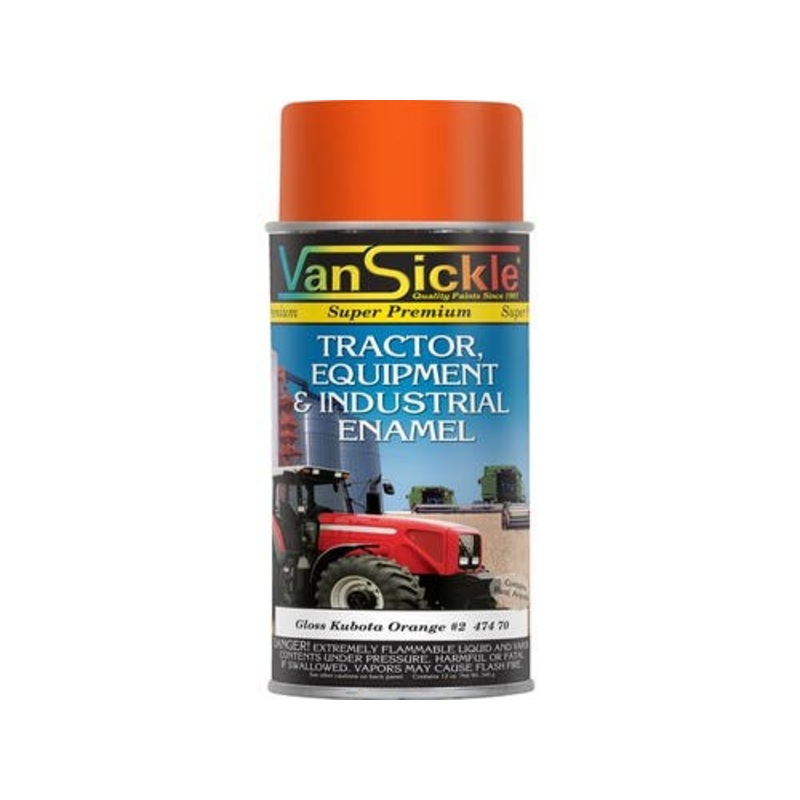 Kubota Orange 2 Tractor Aerosol fits Paint Kubota