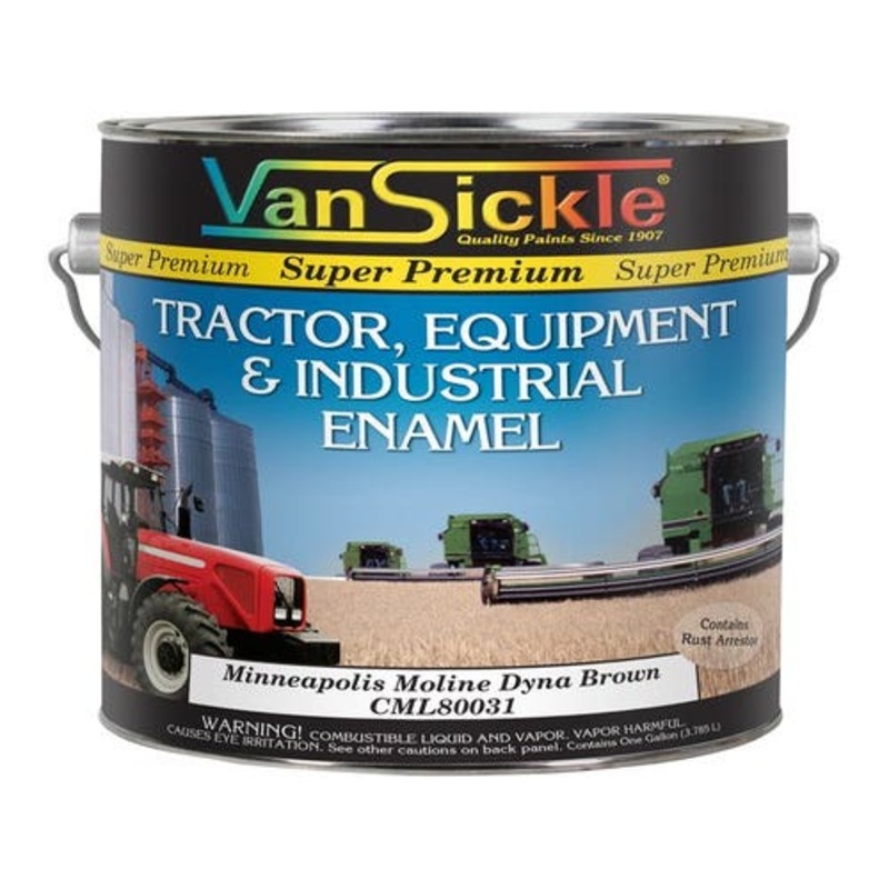 Minneapolis Moline Dyna Brown Tractor Gallon fits Paint Minneapolis Moline
