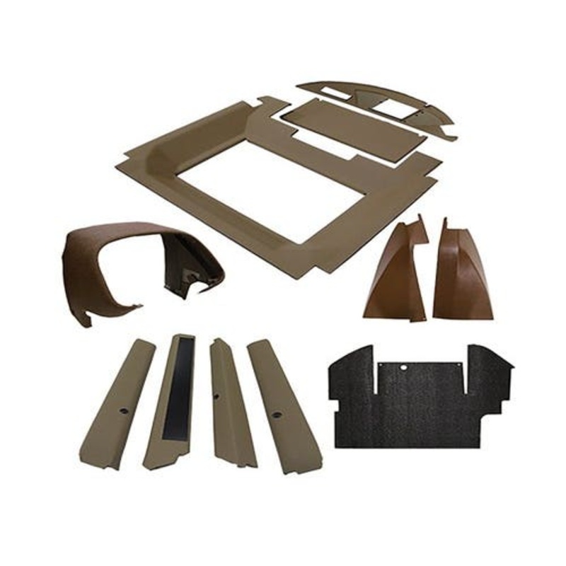 Cab Foam Cab Kit Qwik Fit - Multi-Brown/Sailcloth Tan fits John Deere 4055 4255 4455 4555 4560 4755 4760 4955 4960