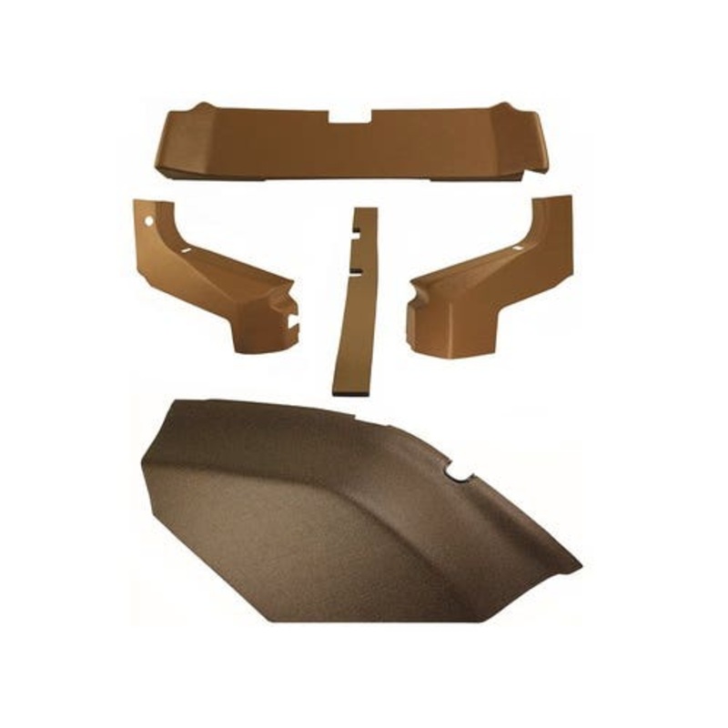 Cab Foam Fenders and Rear Wall - Sailcloth Tan fits John Deere 6200 6300 6400