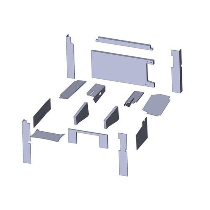 Cab Foam Kit Black Basketweave Vinyl fits Versatile 835 855 875 895 935 945 950 955 975