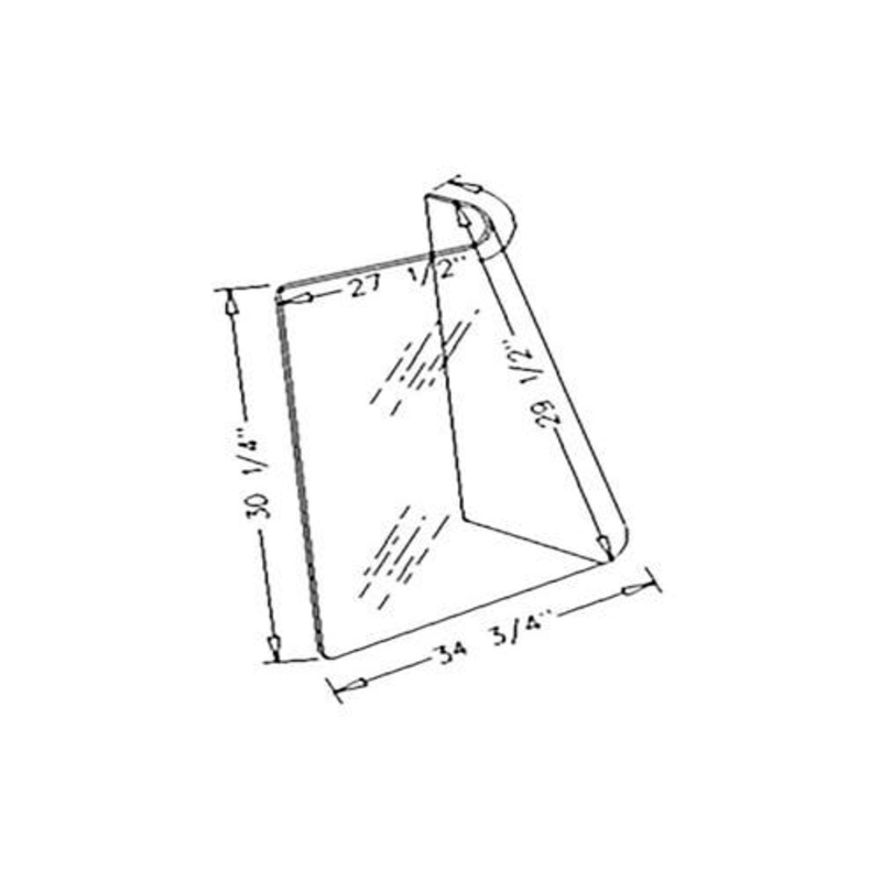 Cab Glass - Right Hand Tinted fits John Deere 5055E 5075M 5085M 5100M 5220 5225 5320 5325 5420 5425 5520 5525 5603 5625 6115D 6130D 6403 6603 R201575