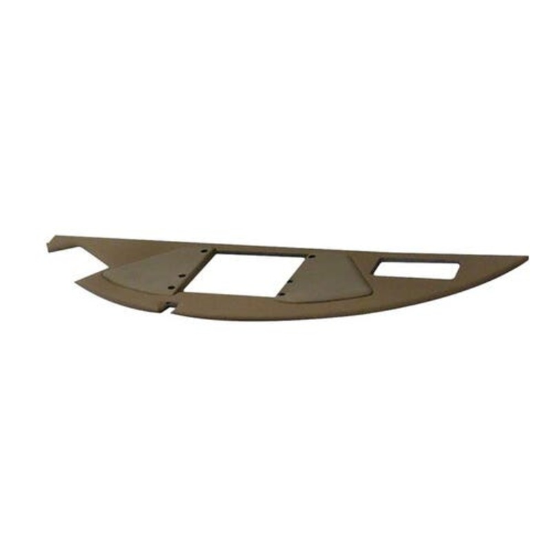Headliner Front Piece with Speaker and Radio Cutouts - Sailcloth Tan fits John Deere 4055 4255 4455 4555 4560 4755 4760 4955 4960 RE37757