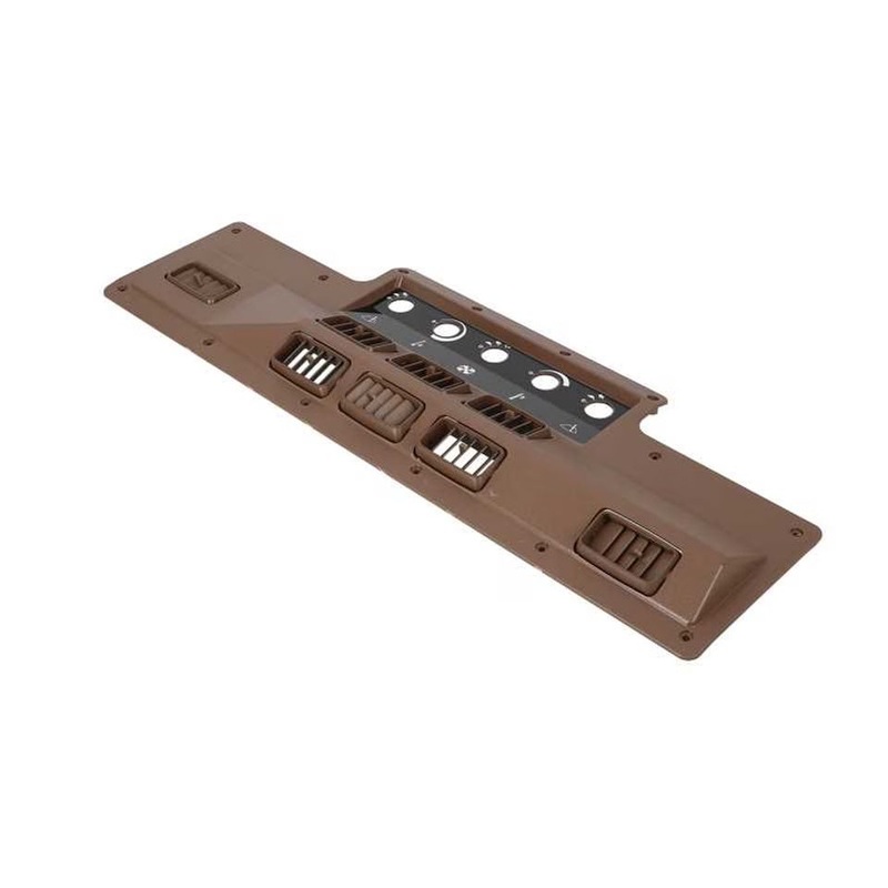 Air Conditioning/Heat Control Panel Bezel 8 Vents - Brown fits John Deere 4050 4055 4250 4255 4450 4455 4555 4560 4650 4755 4760 4850 4955 RE33620