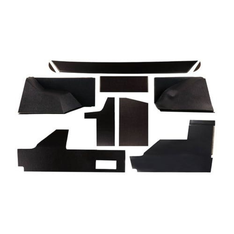 Cab Foam EZ Cab Kit Vinyl with Formed Plastic - Black fits John Deere 4040 4240 4440 4640 4840