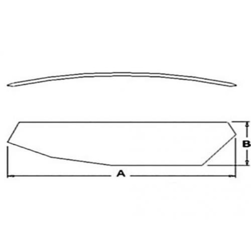 Cab Glass - Door Right Hand fits FIAT 55-90 60-90 60-94 65-90 90-90 100-90 110-90 140-90 780 980 65-94 70-90 80-90 72-94 82-94 85-90 88-94 780 5125038