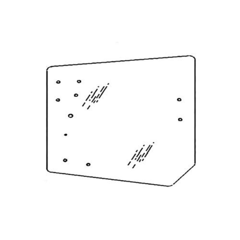 Cab Glass - Rear Upper fits Kubota M5040 M6040 M7040 M8540 M9540 3C581-70553