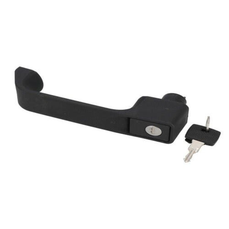 Door Handle - Exterior fits New Holland TL80 TM115 TM120 TM125 TM130 TM135 TM140 TM150 TM165 TS90 TS100 TS110 TS115 82019604 fits Case IH 82019604