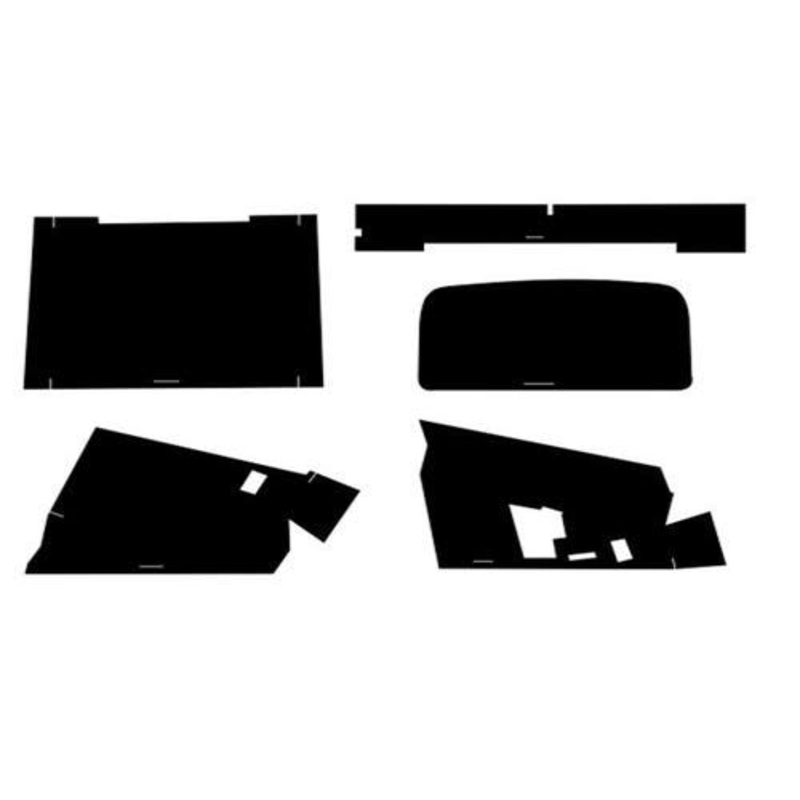 Cab Foam Cab Kit with Headliner - Black fits Massey Ferguson 2675 2705 2745 2775 2805