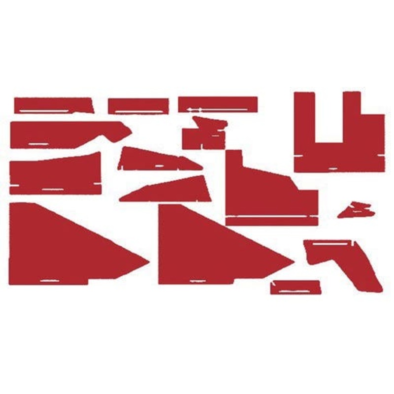 Cab Foam Cab Kit with Headliner - Red fits White 2-135 2-155 2-180