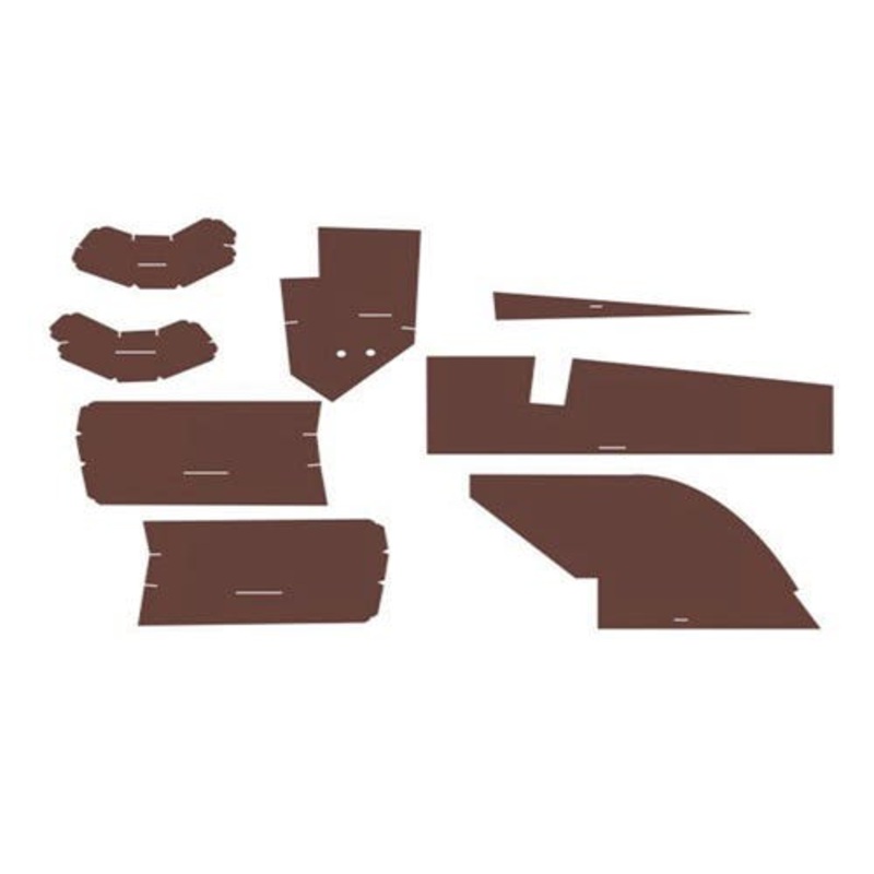 Cab Foam Cab Kit without Headliner - Saddle Tan fits Allis Chalmers 8010 8030 8050 8070