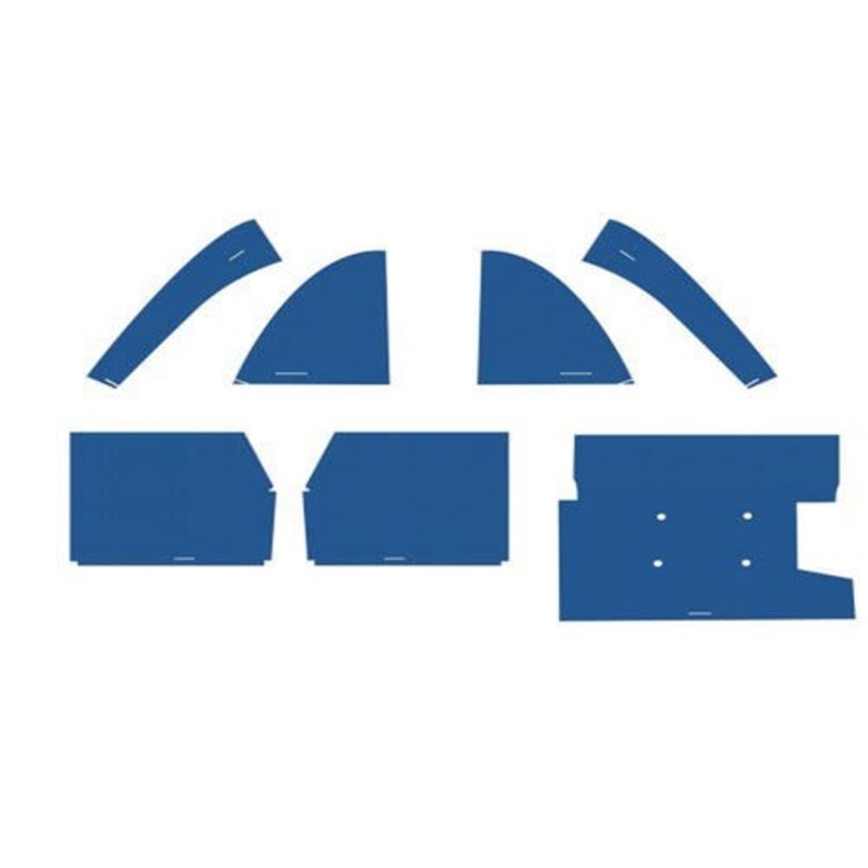 Cab Foam Kit less Headliner Blue fits Ford TW10 TW20 8700 9700 TW30