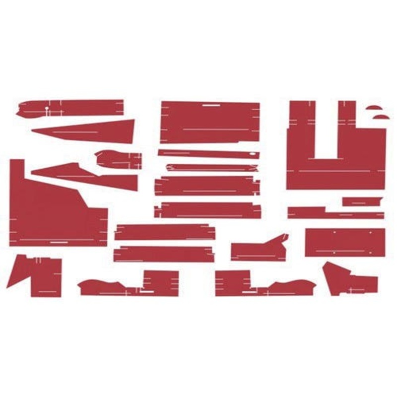 Cab Foam Kit less Headliner Red Material Series III fits White 2-88 2-110 100 120 125 140 145 160 170 185 195 2-135 2-155 2-180